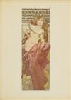 ALPHONSE MUCHA. DOCUMENTS DECORATIFS. 1902. Complete portfolio with 72 plates and introduction. Each plate approximately 18x13 inches,